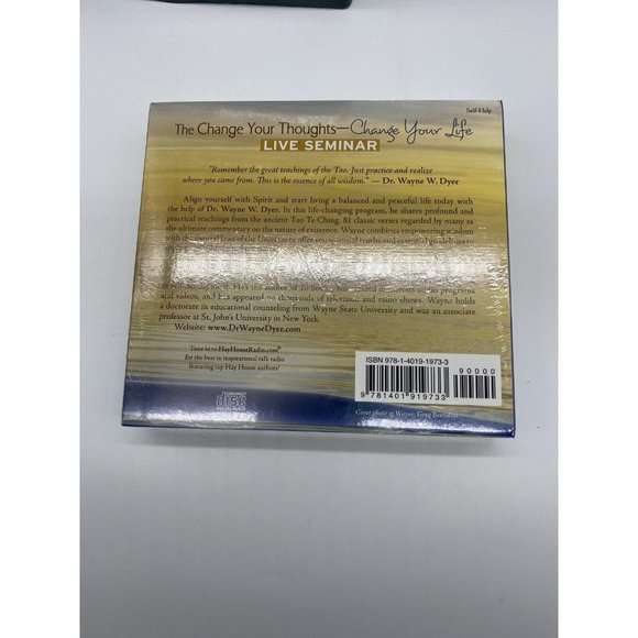 New Dr. Wayne W. Dyer Change Your Thoughts Change Your Life 2007 Book And CD Set - Picture 6 of 6